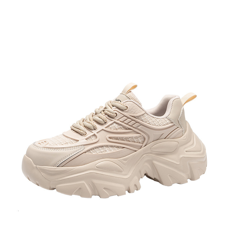 Wind Small Fragrant Daddy Shoes Women New Autumn High Grade Breathable Thick Sole Sports Casual Running Outside To Wear Ddmysaturn