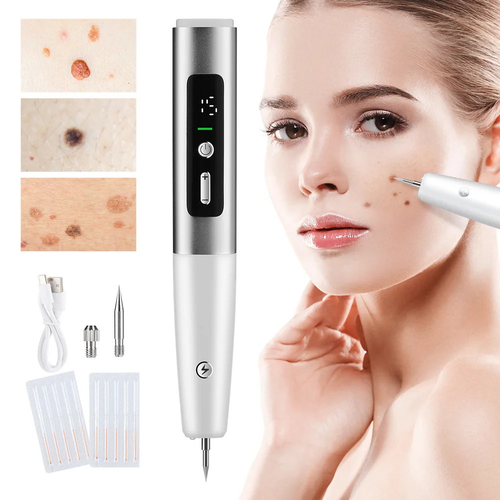 Electric Cleansing Pen 15 Modes Skin Tag Removal Tools Deep Face Cleaning r 240626