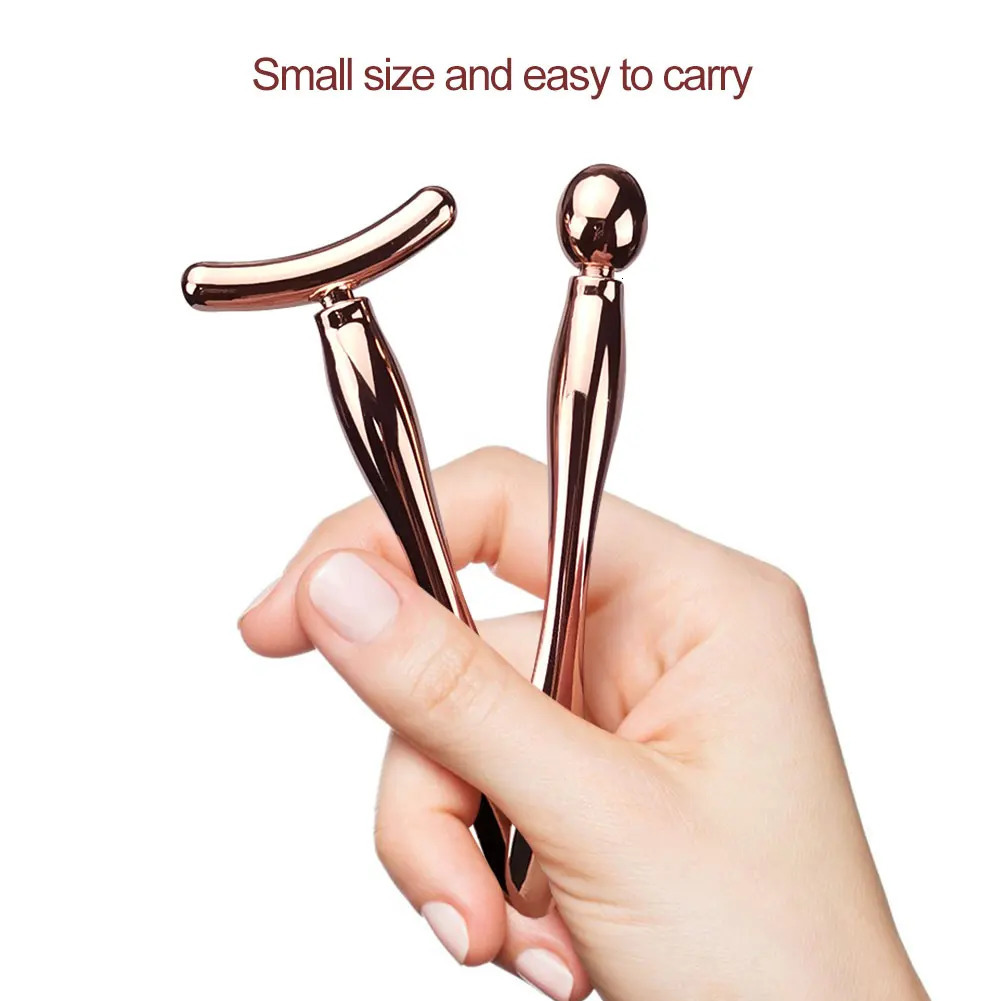 2-in-1 massage stick eye cream application for anti dark circle mixed Spatulas spoon mini spoon 240713