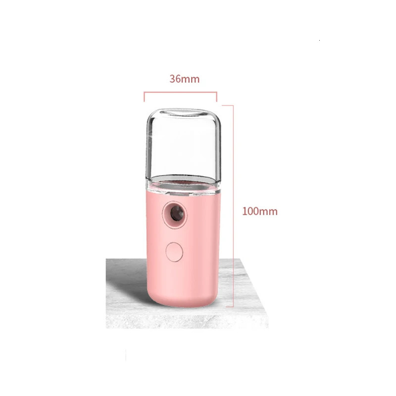 Mini Portable Humidifier Steamer Device Beauty Spray Hydrating Apparatus Cold Spray Apparatus Rechargeable Nano Spray 240626