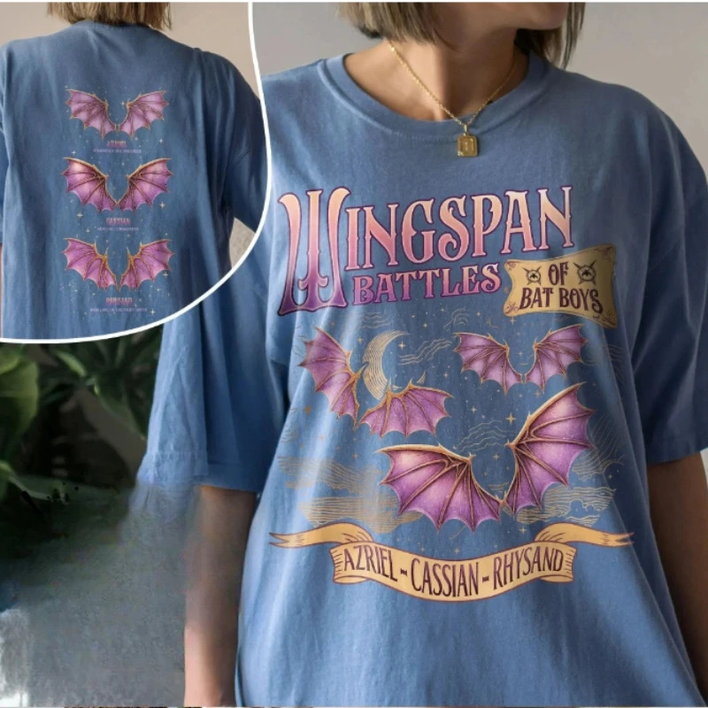 Acotar the Bat Boys Comfort Breathable Tshirt Women HipHop Loose Print Tops Tee Fashion Harajuku Colors Short Sleeve 240617