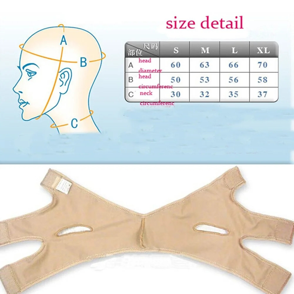 Elastic Face Slimming BandageLine Face Shaper Women Chin Cheek Lift Up Belt Massager Strap Skin Care Tools Beauty 240626