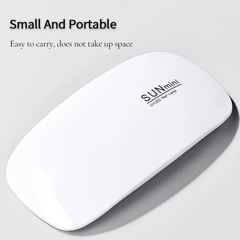 Mini Mouse Gel Nails Polish Drying Lamp USB Nail Po Machine Professional Manicure Tool Salon Equipment 240626