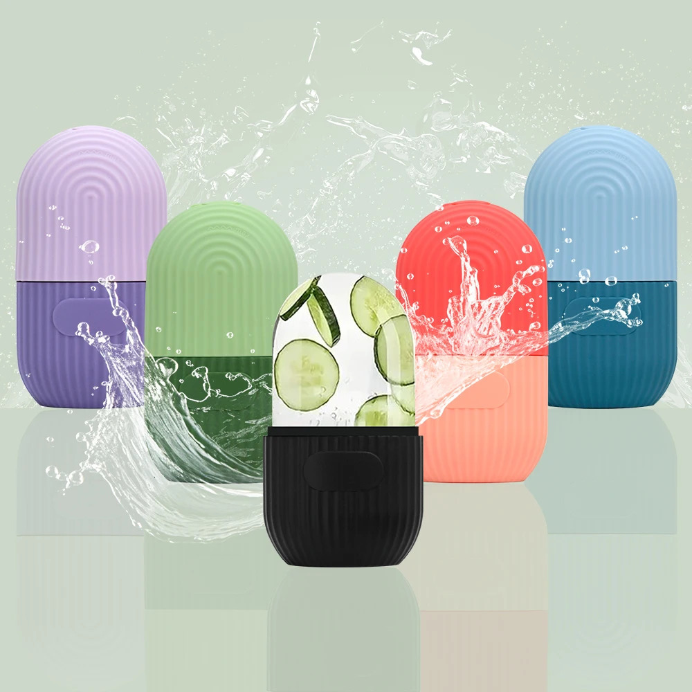 Ice Roller Skin Care Beauty Con Tools Ice Cube Trays Ice Globe Balls Face Massager Skin Care Tool 240626