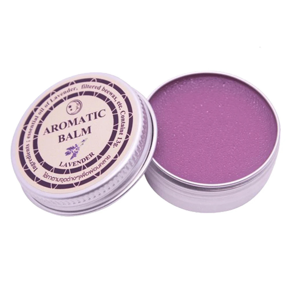 Effective Lavender Aromatic Balm Help Improve Sleep Soothing Cream Essential Oil Insomnia Relieve Stress Anxiety Cream 240626