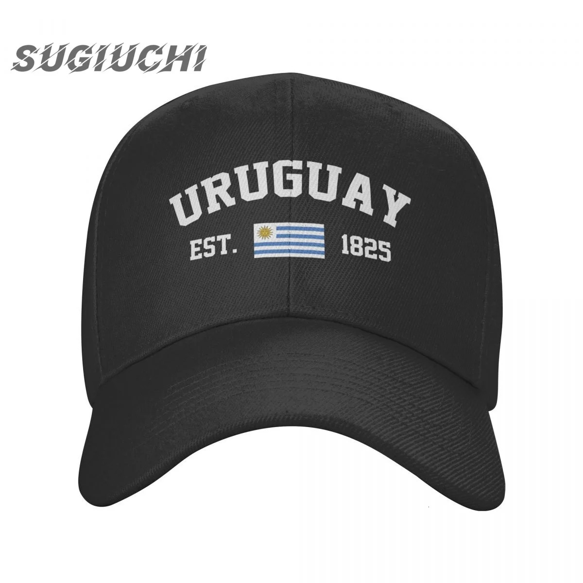 Uruguay Flag With EST Year Hat Unisex Adjustable Baseball Cap Men Women Outdoor Hip Hop For Gift 240626