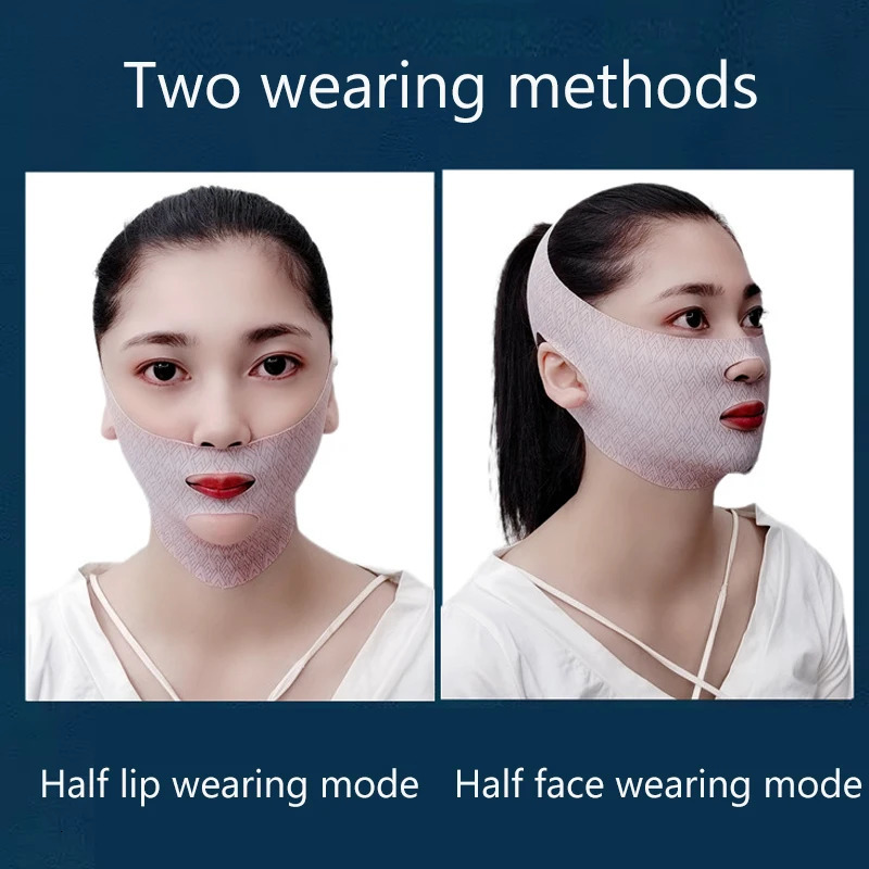 Chin Cheek Slimming Bandage V Shaper Line Mask Face Anti Strap Band Sleeping Health Beauty Skin Care Tool 240626