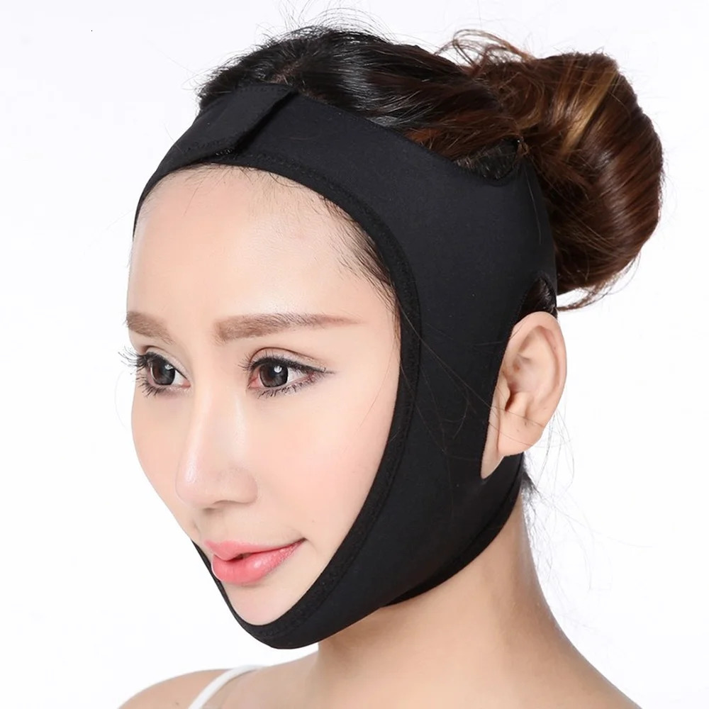 Elastic Face Slimming BandageLine Face Shaper Women Chin Cheek Lift Up Belt Massager Strap Skin Care Tools Beauty 240626