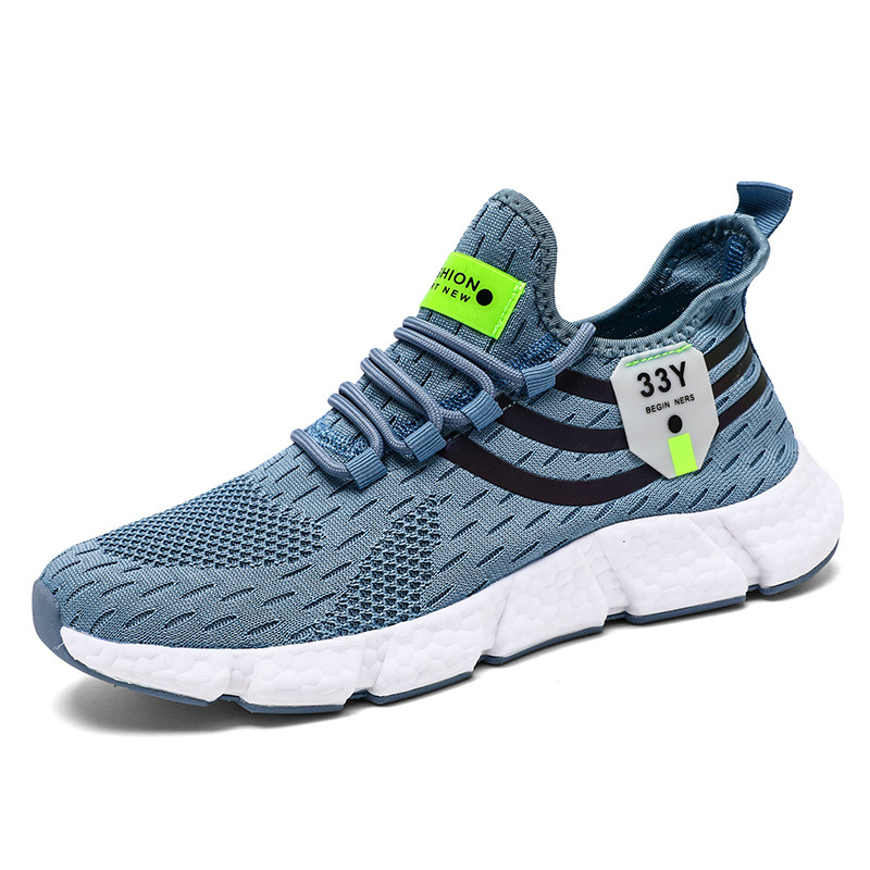 Fashion Sneakers Couples Men S And Women Breathable Flying Woven Summer Popcorn Running Shoes Cold Sticky Ddmysaturn