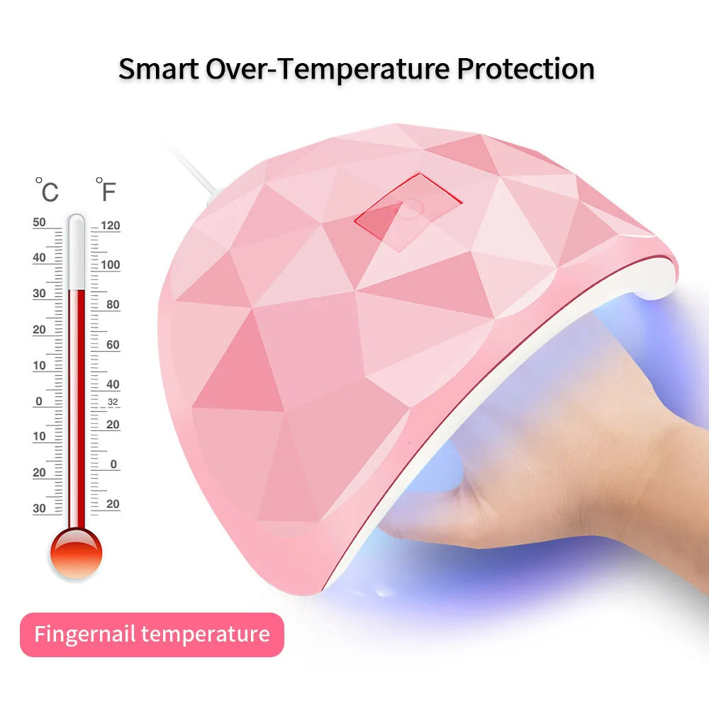 Multifunctional Led Lamp For Nails Lamp Uv Led Cabin Uv Led Nail Gel Dryer Professional Material Nails Accesories Tools 240626