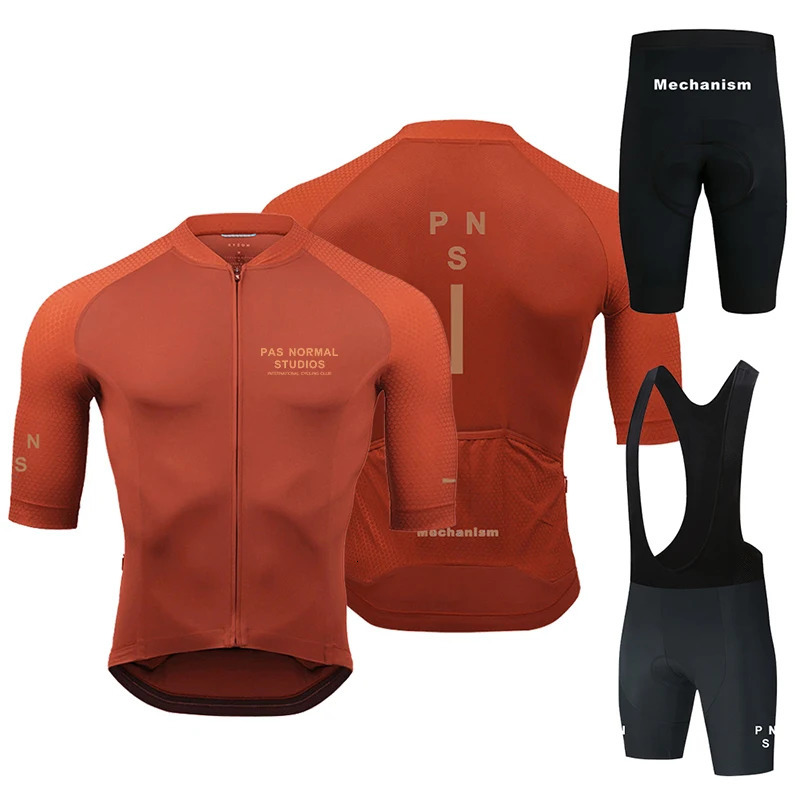 Pns Summer Team Bicycle Clothing Men Road Bike Wear Racing Clothes Breathable Cycling Jersey Set Ropa Ciclismo Maillot 240620