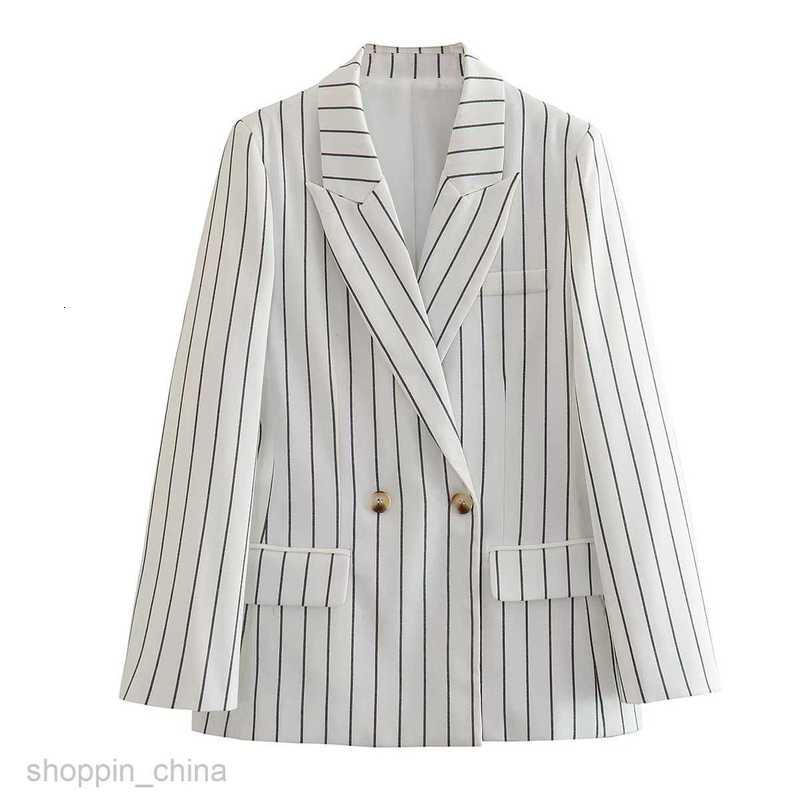 Basic Casual Dresses Women Summer New Women's striped suit jacket+vest pants set w050 9681