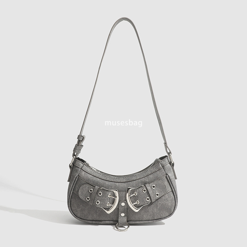 Street trend niche design American sweet and cool spicy girl fashion niche underarm bag fashion trendy bag women's new casual versatile shoulder 