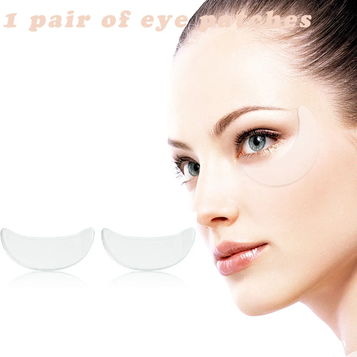 Anti Forehead Patch Silicone Reusable Silicone Patch Soft Comfortable Easy Eye Anti-aging Face Skin Care Tool 240626