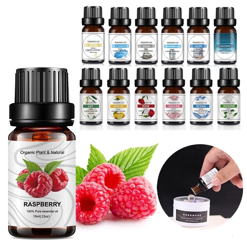 10Ml Essential Oil Fruit Flavor Natural Plant Making Diffuser Essential Oil Pine Flavoring Oil for DIY Soap Candles 240626