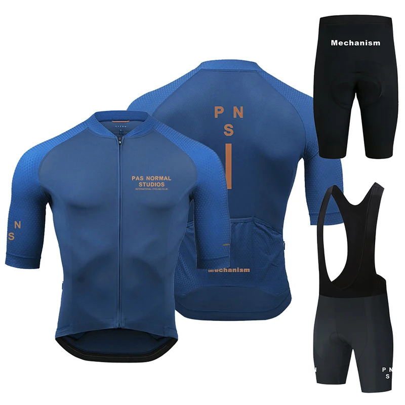 Pns Summer Team Bicycle Clothing Men Road Bike Wear Racing Clothes Breathable Cycling Jersey Set Ropa Ciclismo Maillot 240620