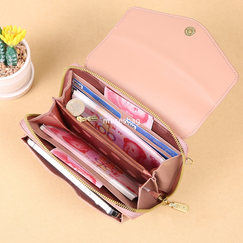 Elegant Women's High end Bow Ribbon Mobile Phone Bag Trendy Korean Fashion Practical Multi functional Small Square Bag Versatile One Shoulder Cro