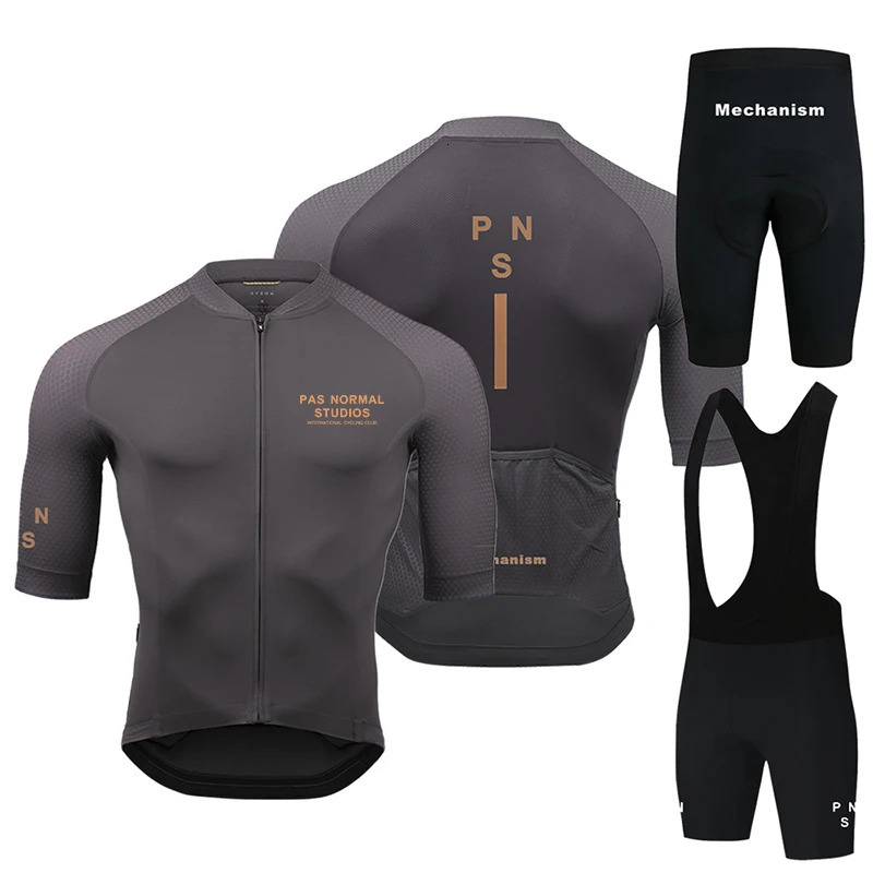 Pns Summer Team Bicycle Clothing Men Road Bike Wear Racing Clothes Breathable Cycling Jersey Set Ropa Ciclismo Maillot 240620