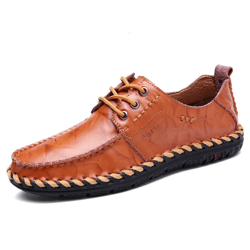 Classic Mens Loafers Fashion Business Casual Shoes Comfortable Leisure Flats Vintage Loafers Men Driving Shoe 240626