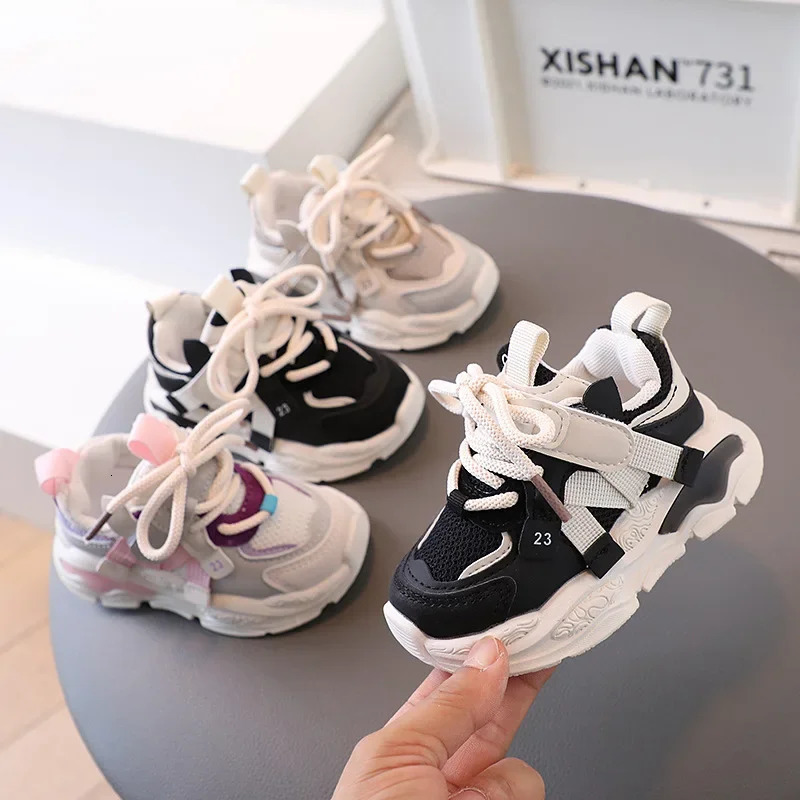 Childrens casual shoes childrens casual shoes childrens sports shoes kindergarten sports shoes breathable air mesh shoes 240627