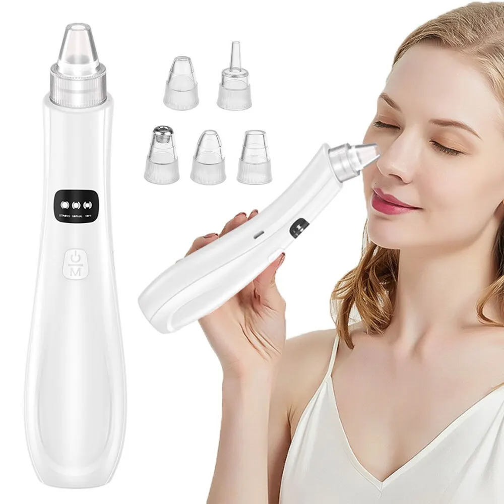 In Stock Fast Drop 3 Suction Mode Face Cleansing Beauty Machine Dead Skin r Face Vacuum Blackhead Removal Skin 240626