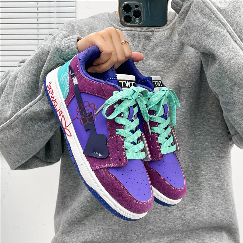 Shoes Men Ddmysports S New Explosive Students Graffiti Design Sense Chic Ong Kong Only Board Shoes Outdoor tudents ense