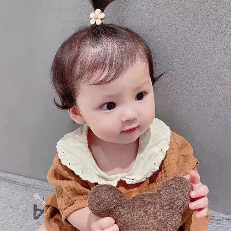 20PcsSet Cute Cartoon Bear Rabbit Hair Band Girls Elastic Rubber Headwear Flower Bow Baby Kids Accessories Ornaments 240625