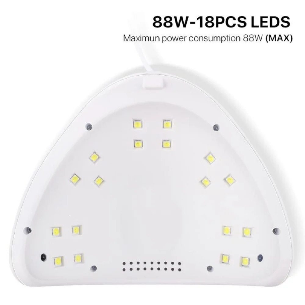 LINMANDA 18 Uv Lights Nail Drying Lamp Gel Polish Curing Machine Tools Nails Dryer 54W Uv Led Lamp For Nails Accessories 240626