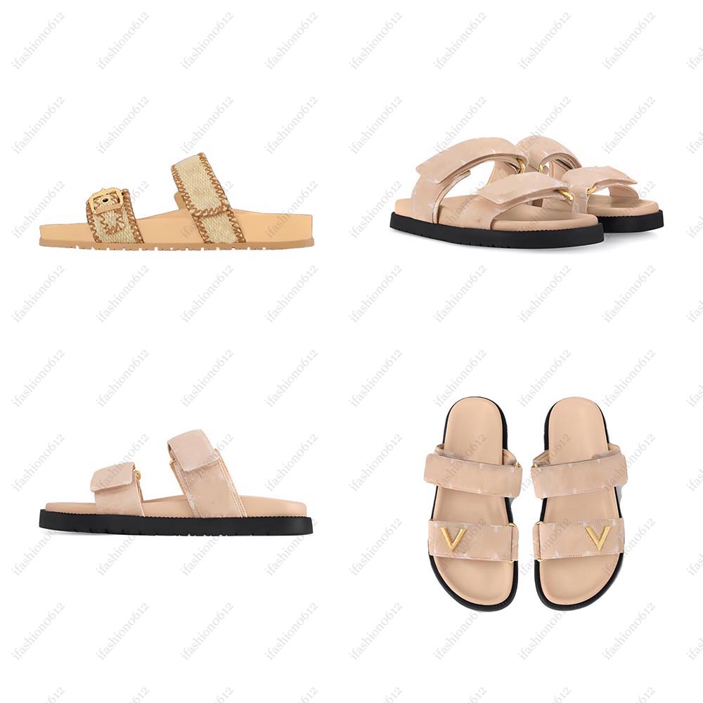 Designer Brand Sandals Women Slippers Fashion Room Bom Dia shoes Womens Casual shoes Beach Shoe Thick Soled Black Shoemaker Summer Luxurious Vtrainers