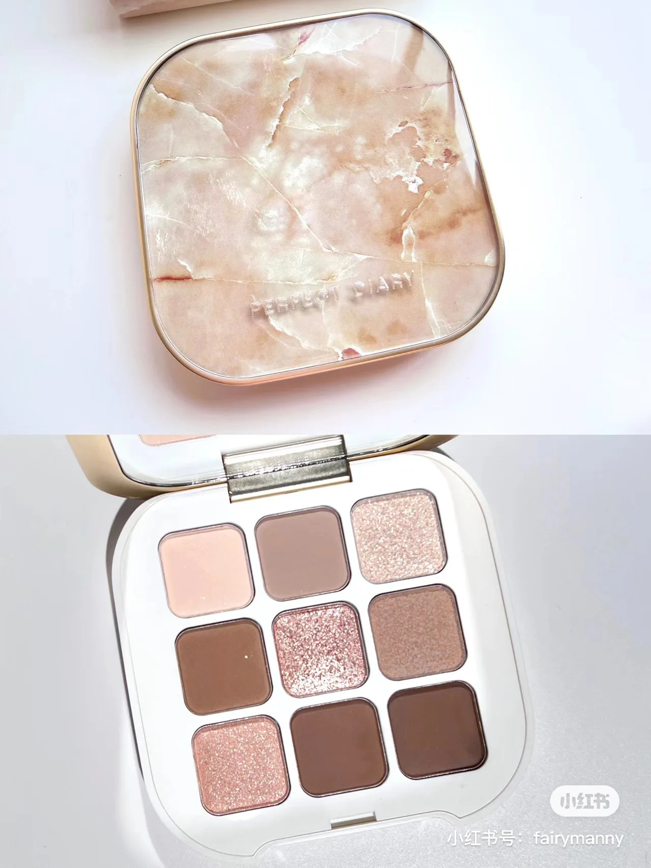 Perfect Diary Raw Gemstone 9 Color Eyeshadow Palette 240624