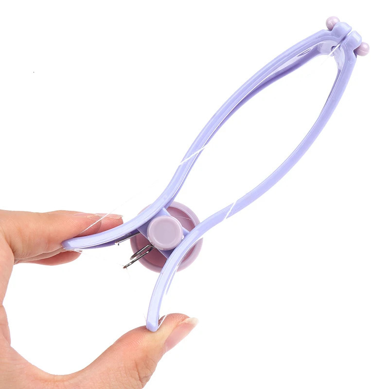 Women Epilator Mini Hair r Spring Threading Face Defeatherer for Cheeks Eyebrow DIY Makeup Beauty Tool 240626