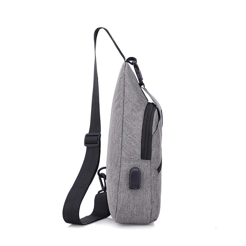 A New Boy Usb Crossbody Shoulder Waterproof Fashion Leisure Small Chest Men's Bag Large Capacity H6.27#21.9 ddmy 3403