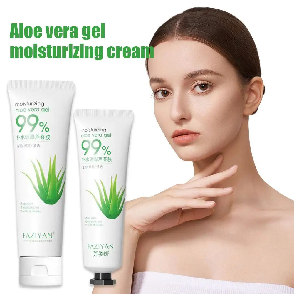 Natural Aloe Vera Gel Cream Soothing Hydrating Day Skin cts Care Plant Creams 240626