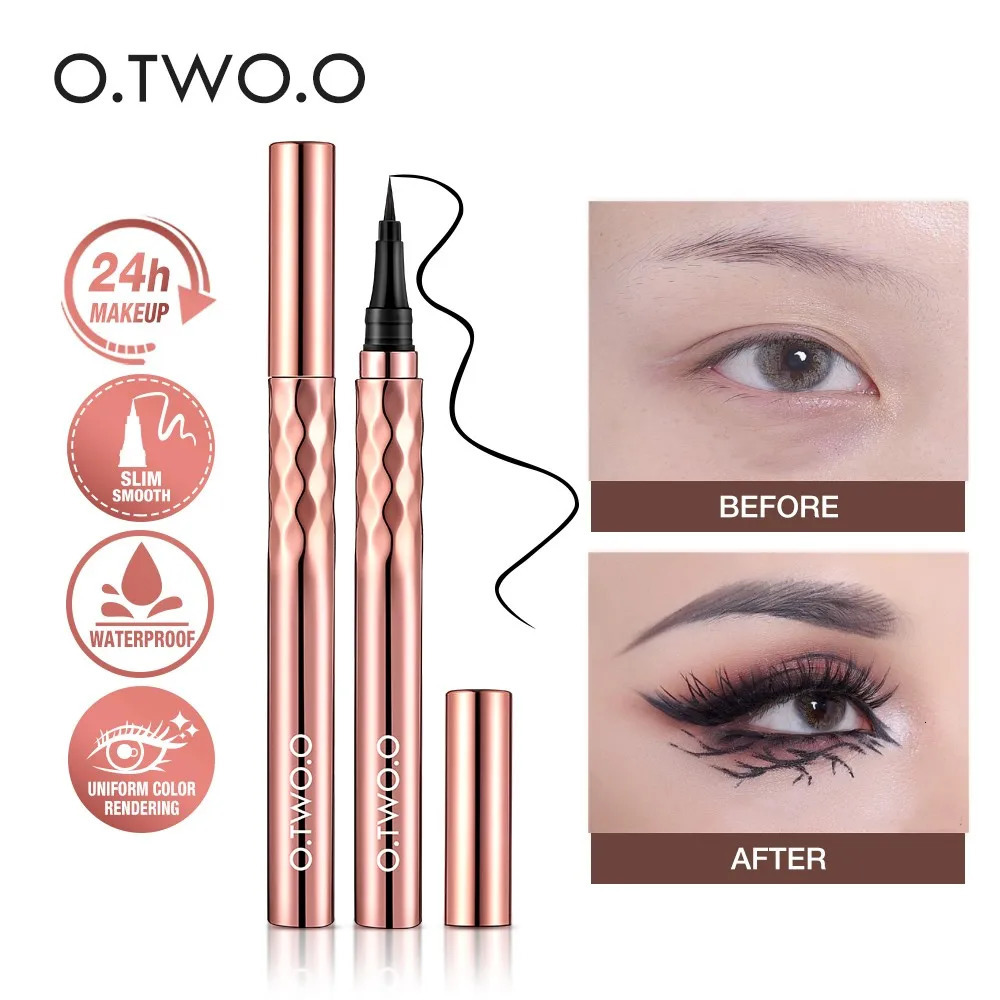 24 Hours Lasting Liquid Eyeliner Pencil Easy To Draw Waterproof Eye Liner Pen Quick Dry Smooth Natural Eye Makeup 240626