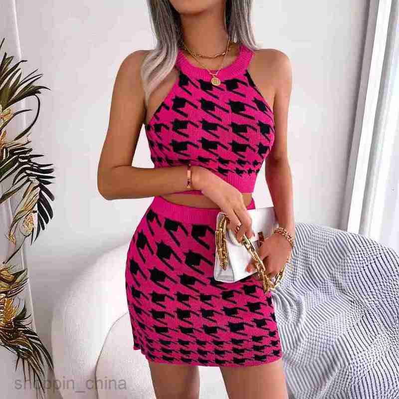 women Two Piece Dress Sets Spring/Summer Fashion Qianniao Gelu Navel Top Wrapped Hip Skirt Set for Women