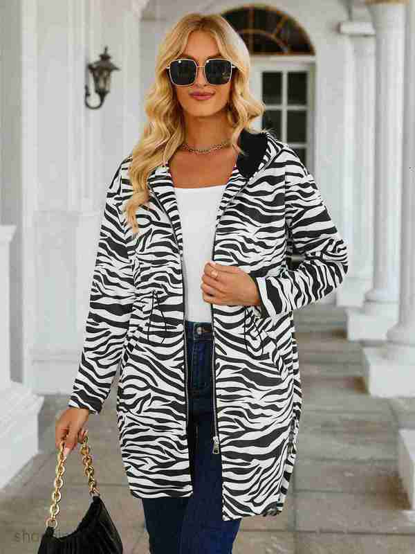 fashion Women Jackets Coats Women's Autumn/Winter Hooded Zipper Long Coat