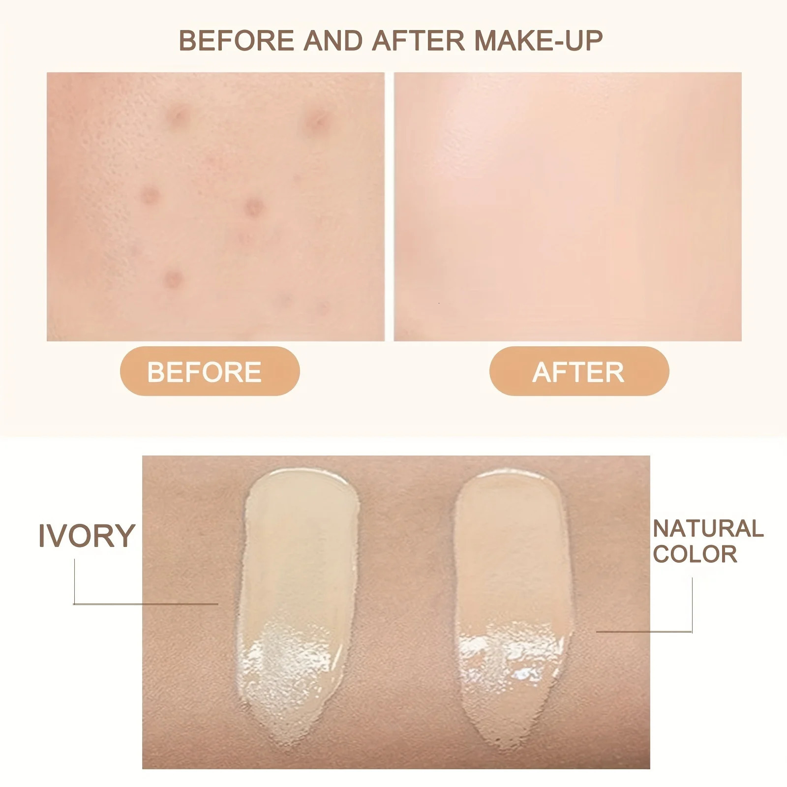 Moisturizing BB Cream - Natural Nude Makeup for Radiant Skin - Keep Skin Moist and Smooth - Ideal for Skin Maintenance 240626