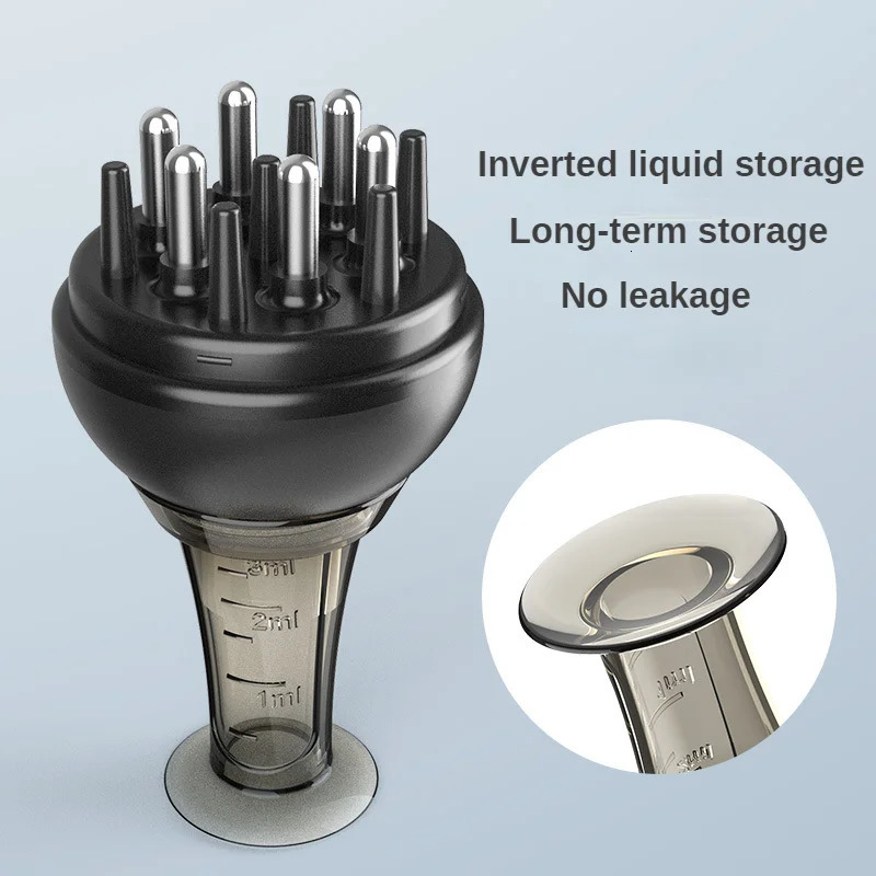 Scalp Applicator Liquid Comb for Serum Oil Nourish Mini Portable Hair Roots Massage Medicine Comb Hair Head Massager 240626