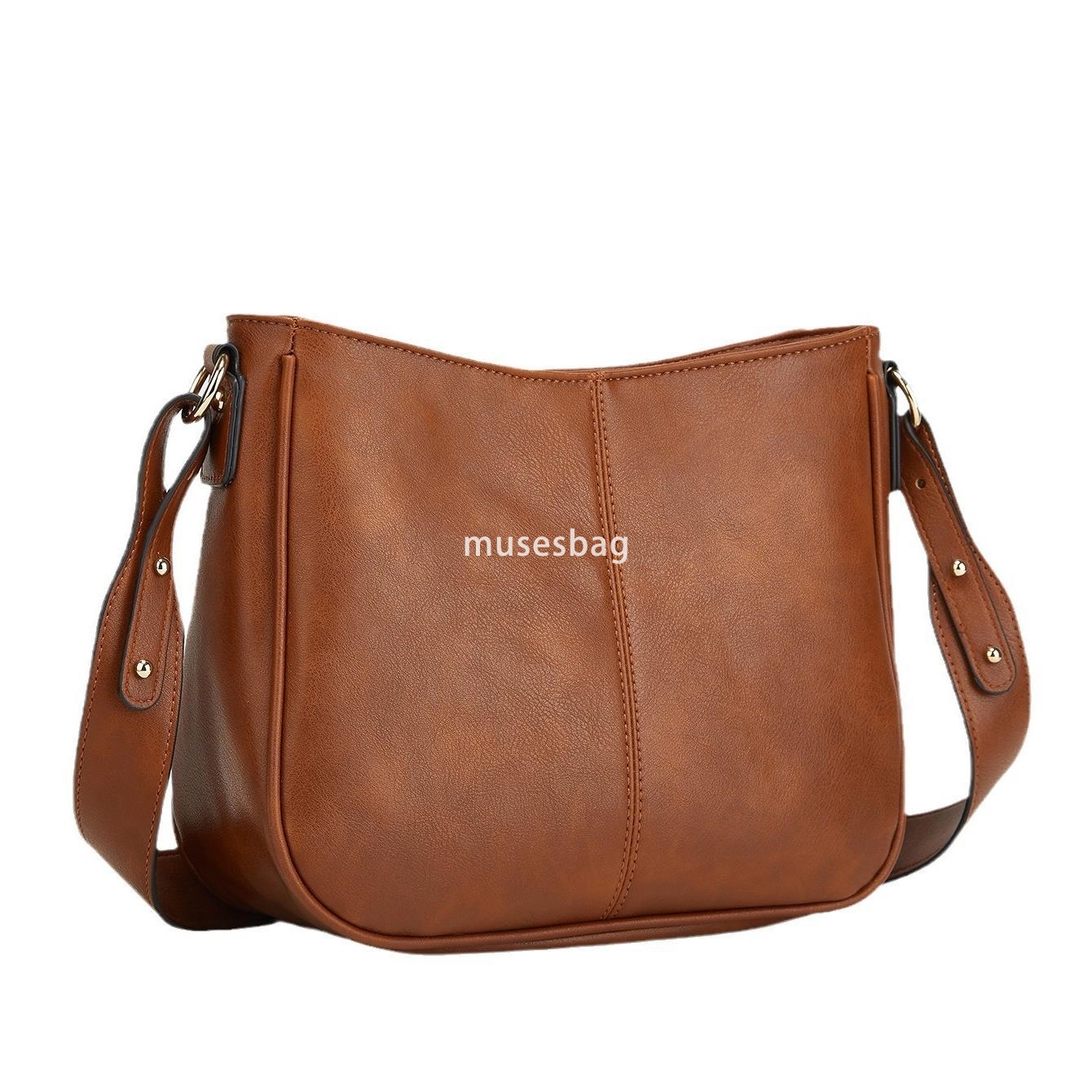 High quality street fashion bag new trendy spring fashion niche design one shoulder women's bag crossbody versatile retro bucket bag