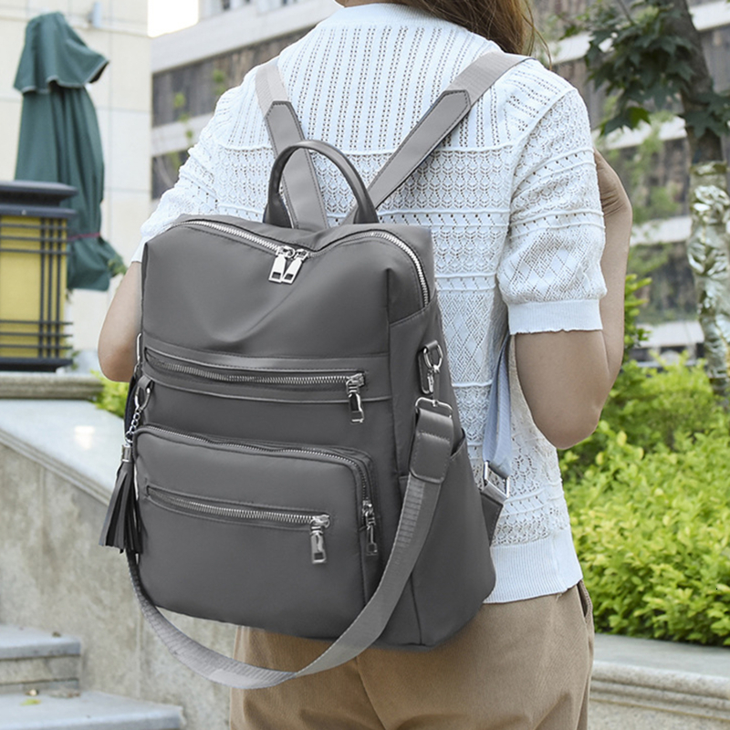 Anti-theft Vintage Casual Backpack Women Oxford Cloth Large Capacity Rucksacks Female Shoulder Bag School Bags For Teenages H6.27#36 ddmy d36e