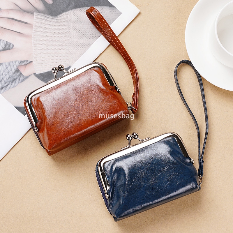 Designer Women's Fashion Classic New Change Card Bag Cross border Source Buckle Zero Wallet 4-inch Zipper Clip Bag Practical Multi functional Han