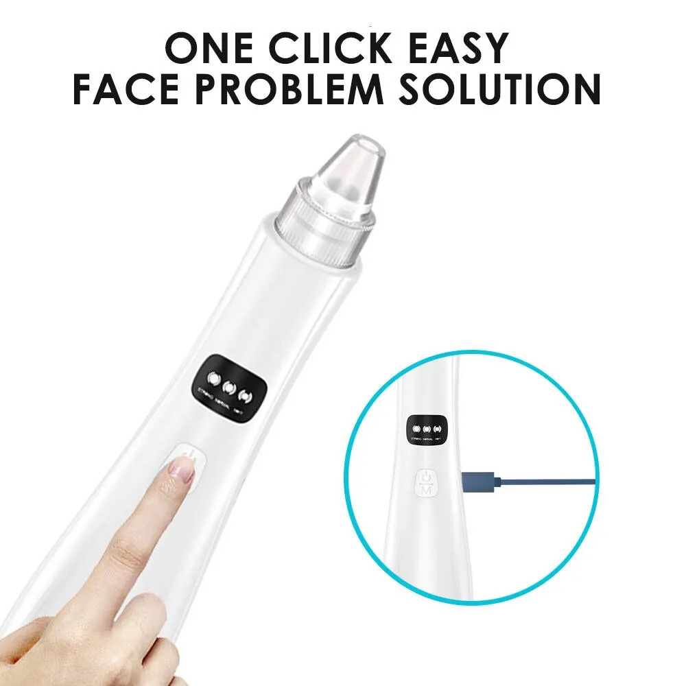 In Stock Fast Drop 3 Suction Mode Face Cleansing Beauty Machine Dead Skin r Face Vacuum Blackhead Removal Skin 240626