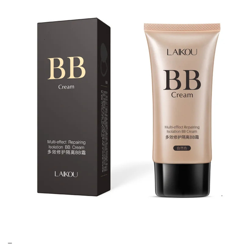 LAIKOU BB Cream Concealer Foundation Make Up Natural Dark Makeup Cosmetics Light Moisturizing Multi Sulution Blemish Balm Cream 240626