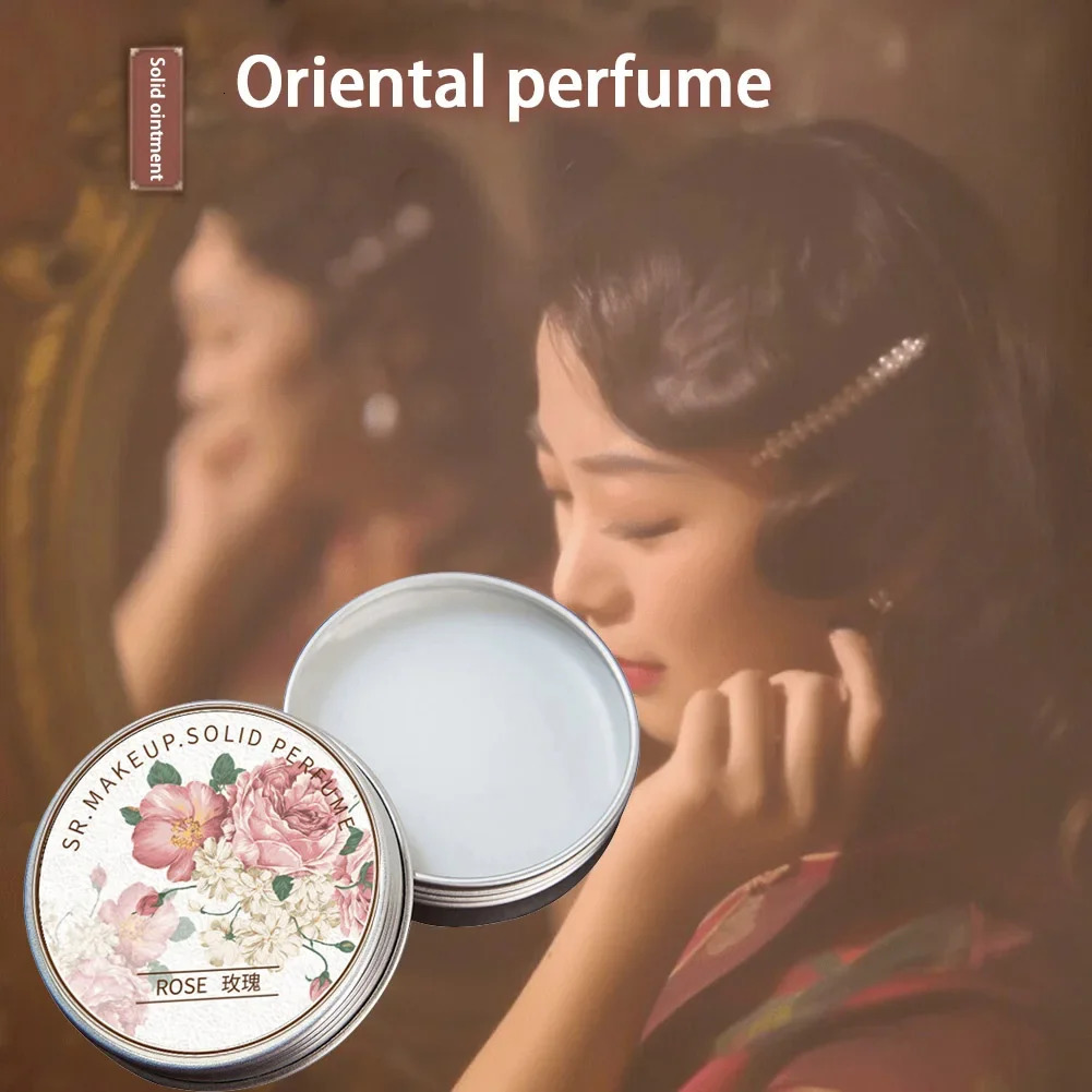 Solid Perfumes Body Aroma Portable Solid Balm Long-Skin Fragrance Fresh and Elegant for Women Fragrances Chinese Style 240626
