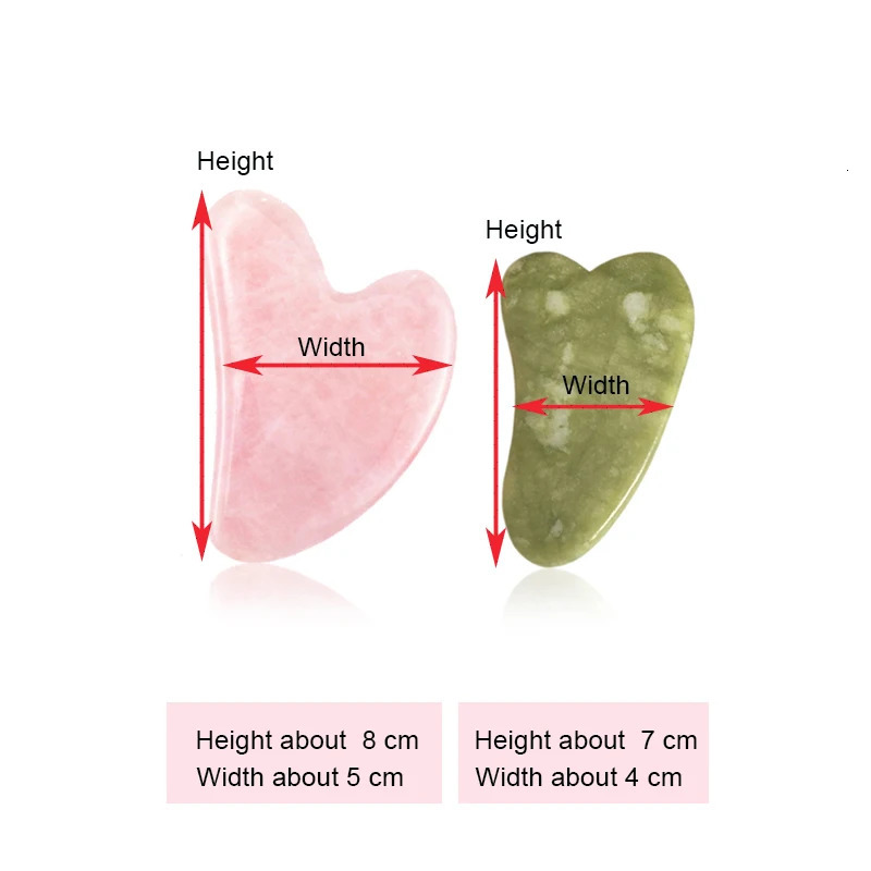 Natural Stone GuaSha Jade Beauty Scraping Massage Tools Firm Skin Care Face Gua Sha SPA Physical Gue Che Roller 240626