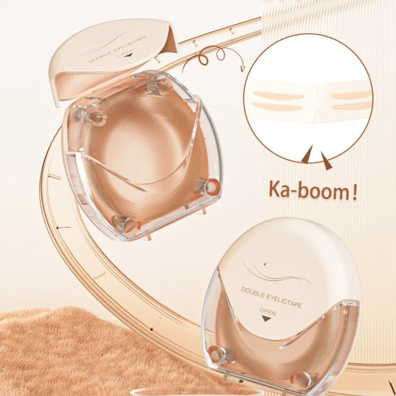 Natural Invisible Double Eyelid Tape Stickers Fiber Instant Eyelid Lift Paste Long Lasting Bigger Eyes Beauty Tool o240626