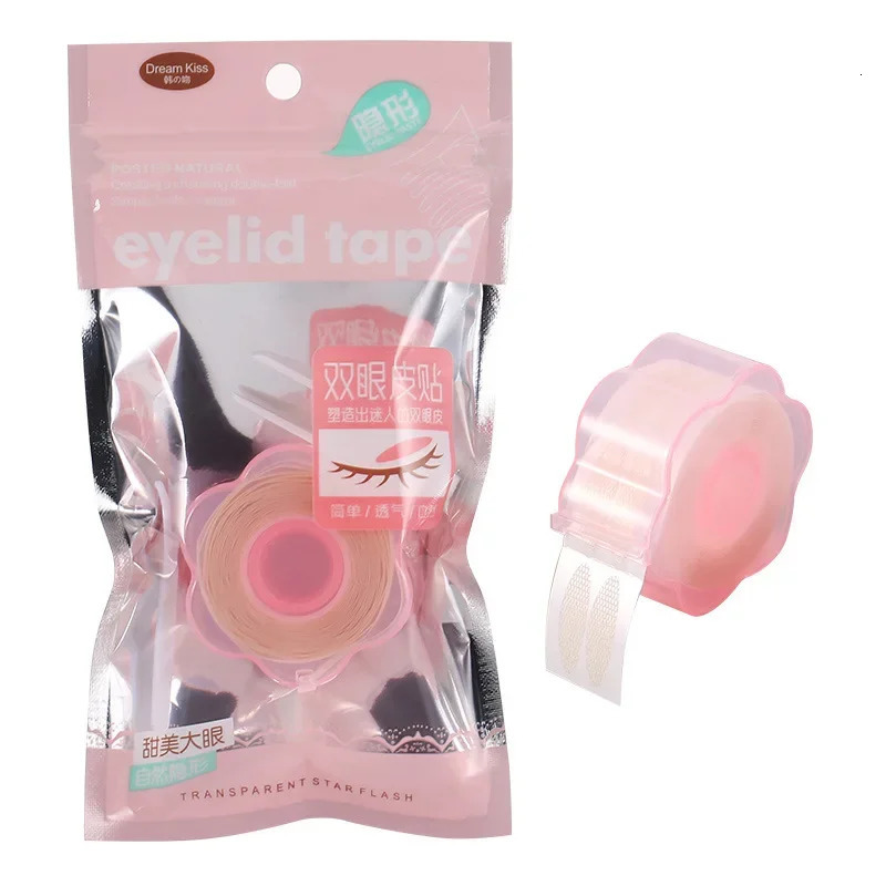 Invisible Double Eyelid Tapes Self-Adhesive Gauze Cosmetic Make Up SlimWide Waterproof Fiber Stickers for Eyelid Sets Wholesale 240626
