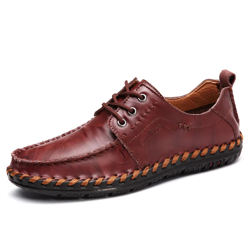 Classic Mens Loafers Fashion Business Casual Shoes Comfortable Leisure Flats Vintage Loafers Men Driving Shoe 240626