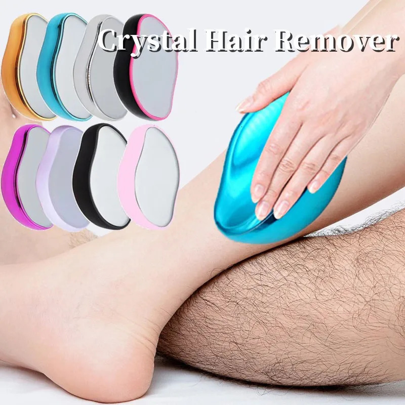 Painless Physical Epilators Crystal Hair Erase Safe Easy Cleaning Reusable Body Beauty Shaver 240626