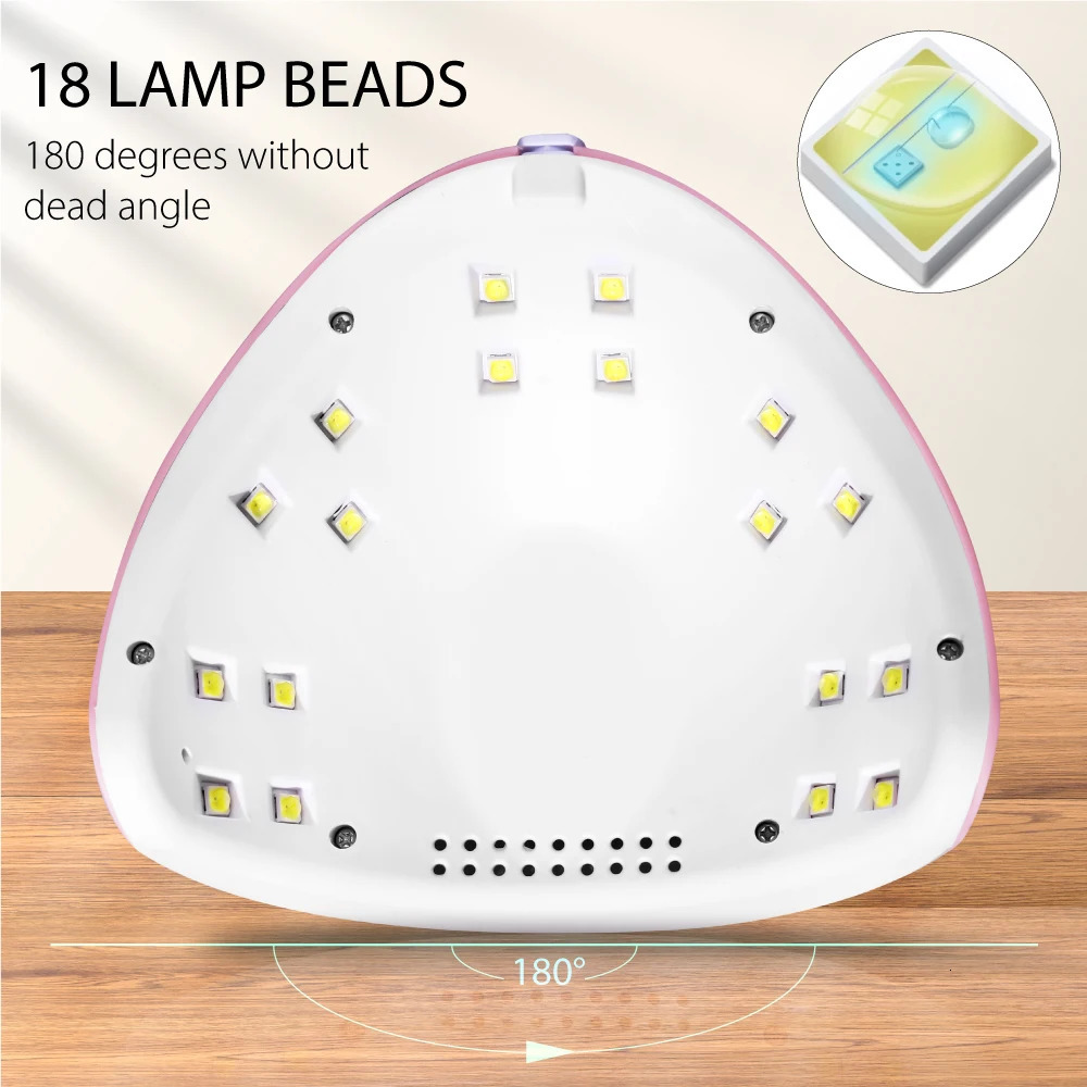 Multifunctional Uv Led Lamp For Nails Lamp Cabin Uv Led Nail Gel Drying Lamp Professional Nails Accesories And Tools 240626